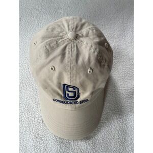 R Series Mens OSFM Baseball Cap Tan Consolidated Steel Embroidered Dad Hat